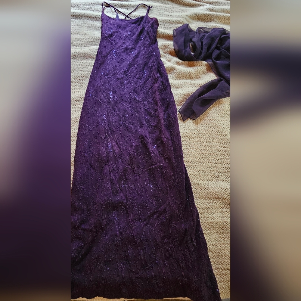 Deep Purple Long Formal / Evening Gown